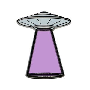 UFO Lapel Pin - Purple